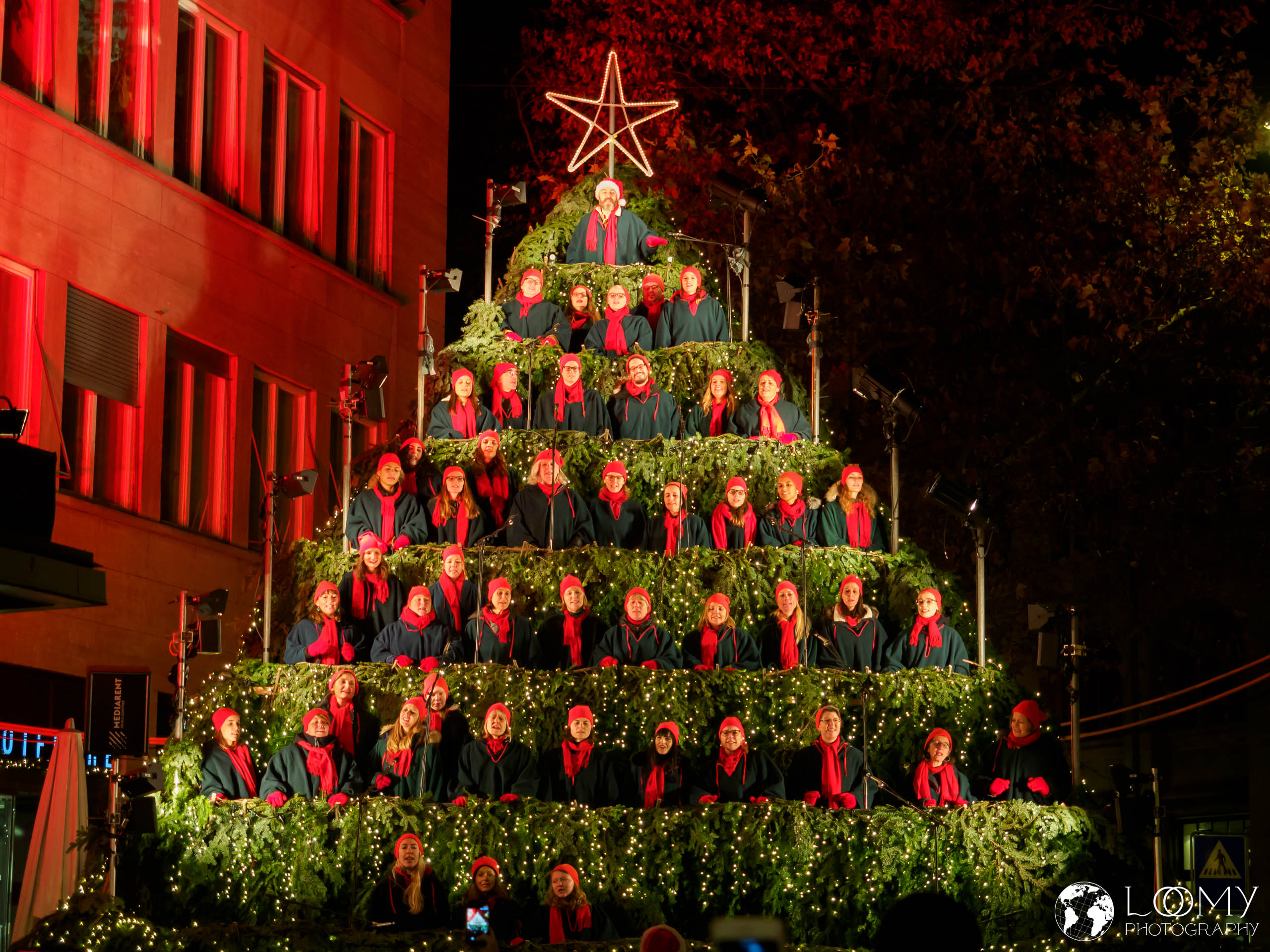 Singender Weihnachtsbaum