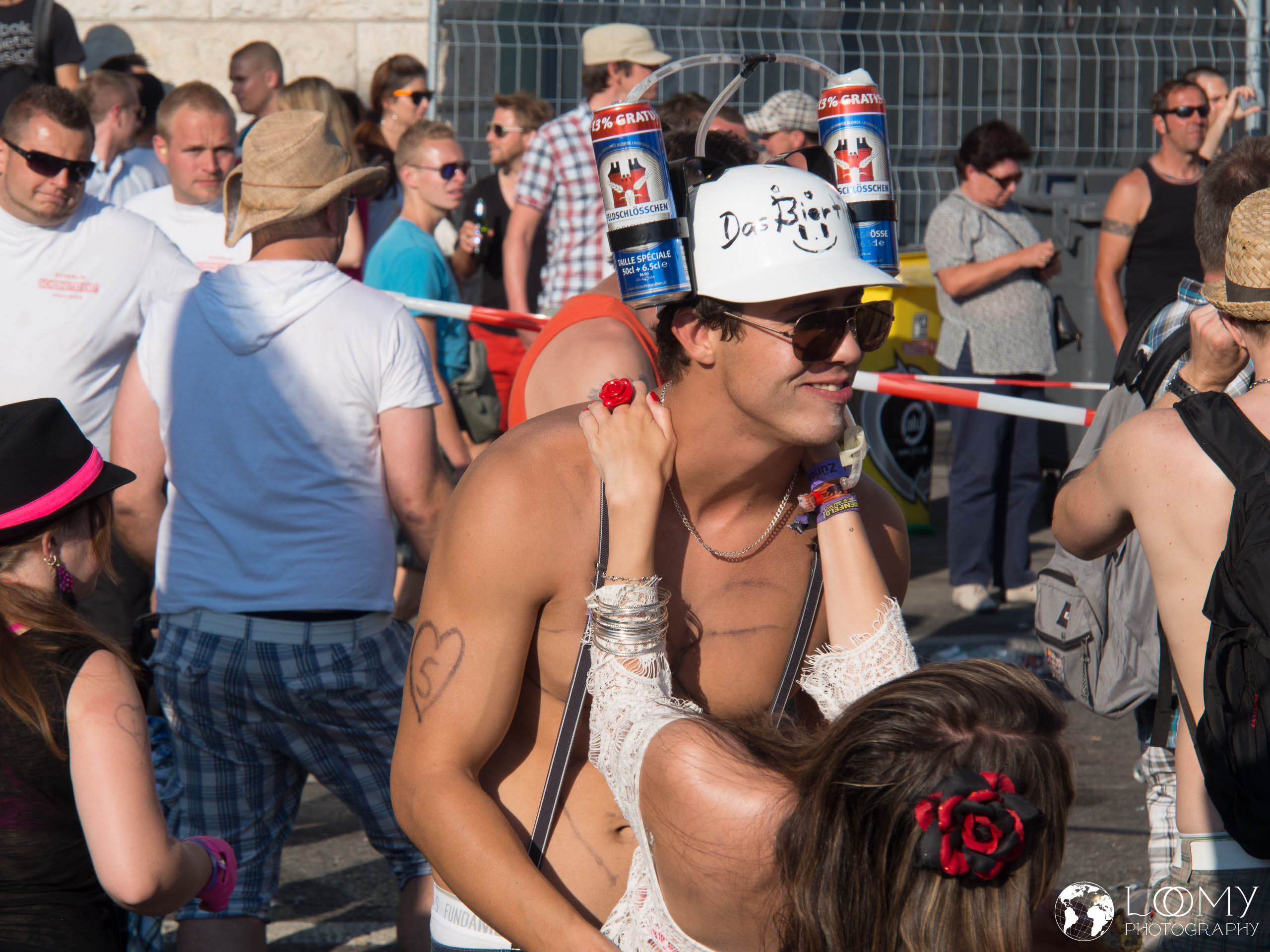 Das Biertier war öfters zu sehen