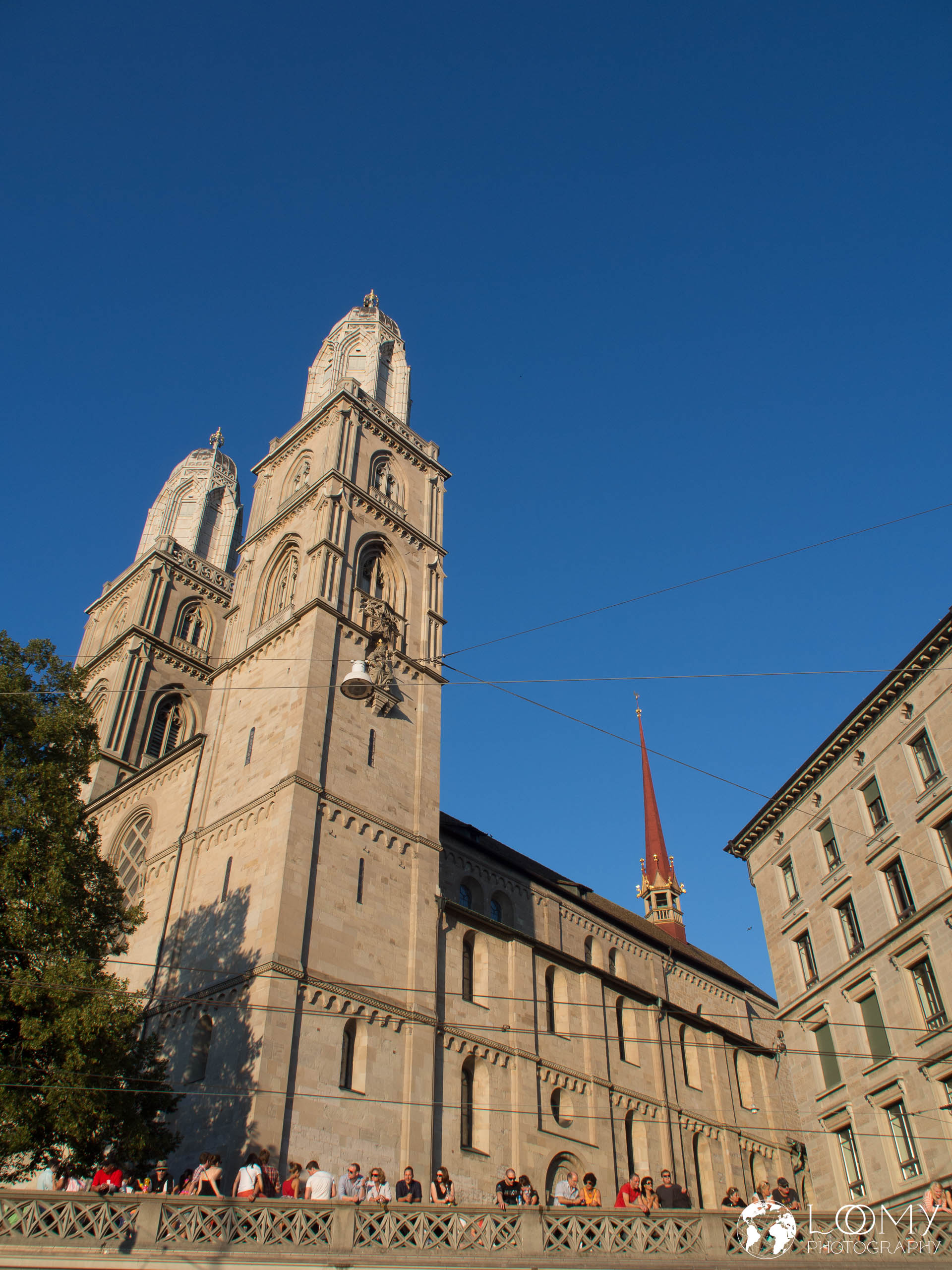 Man schaut nach unten, nicht nach oben
