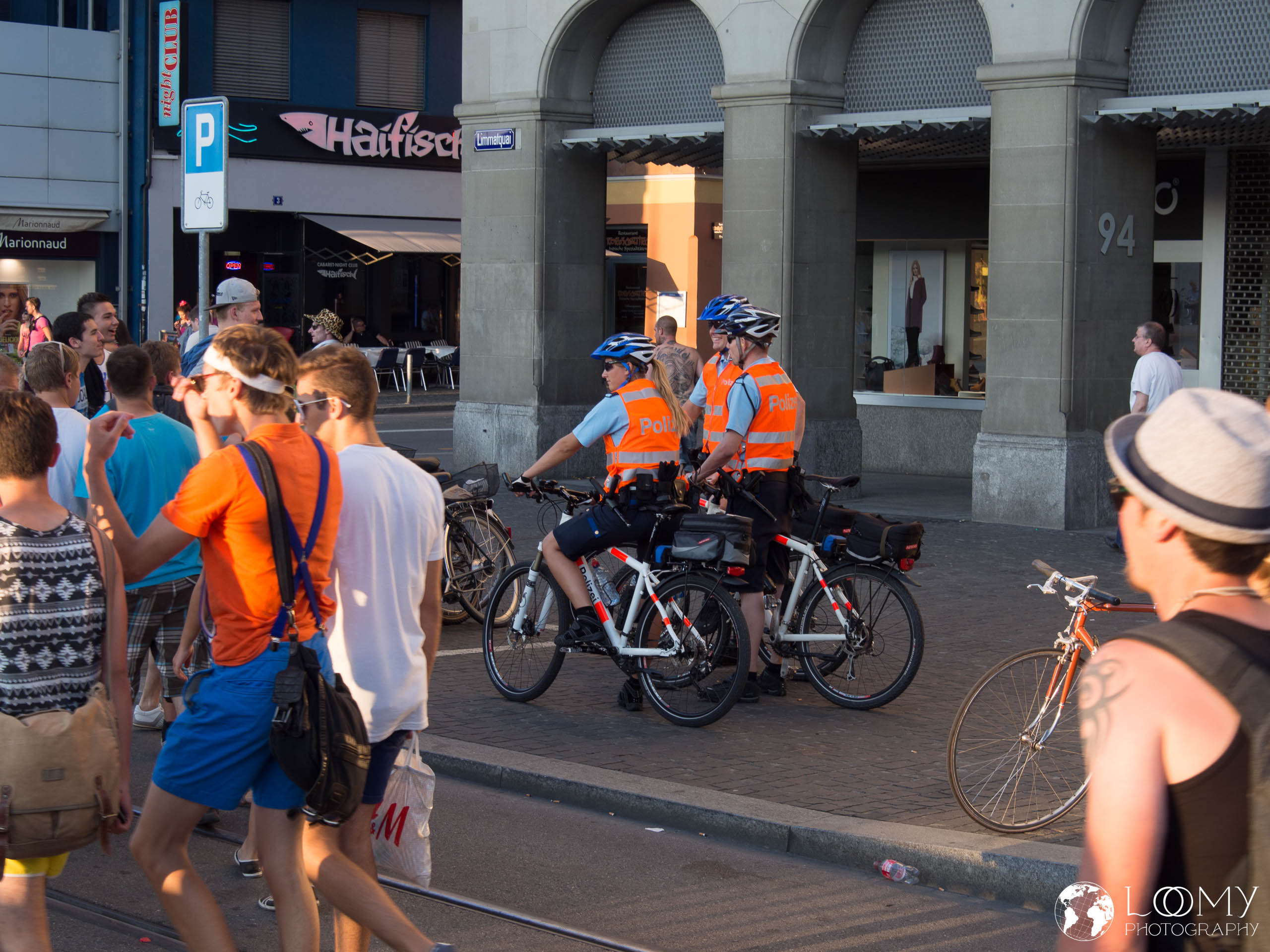 Polizei war per Velo und Rollerblades unterwegs