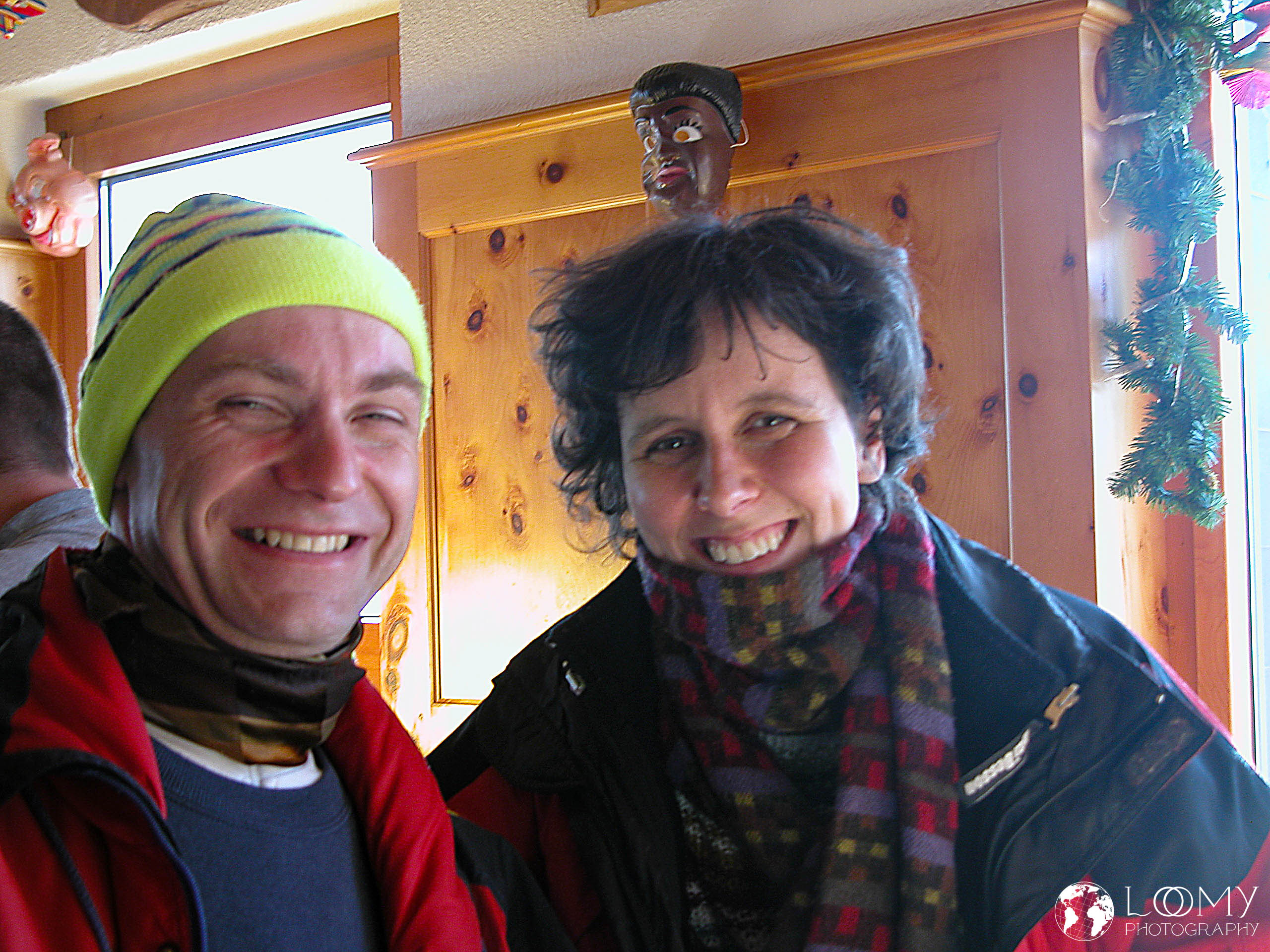 Wolfi und Reinhild auf Skihütte