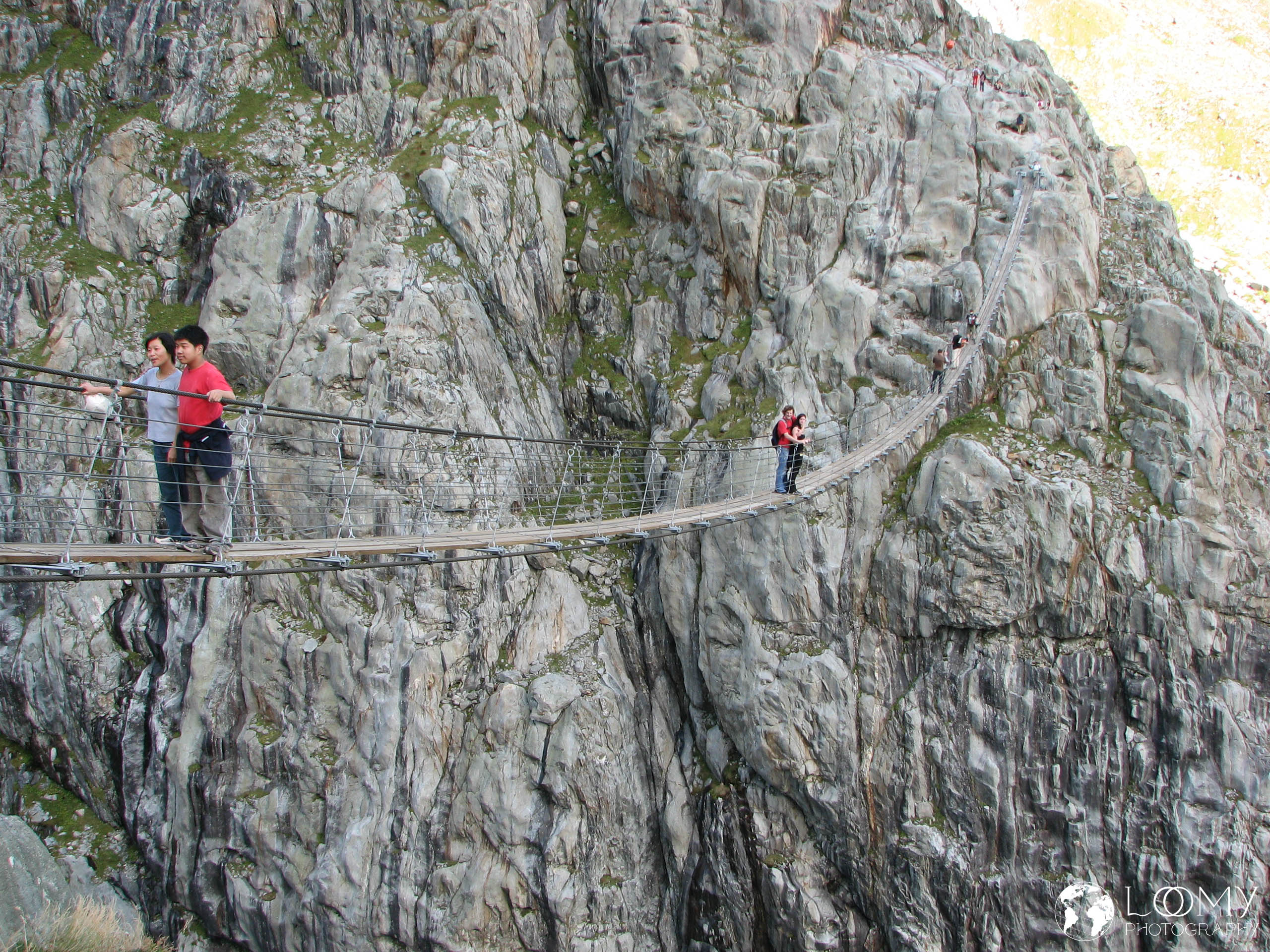 Hängeseilbrücke (102m lang)