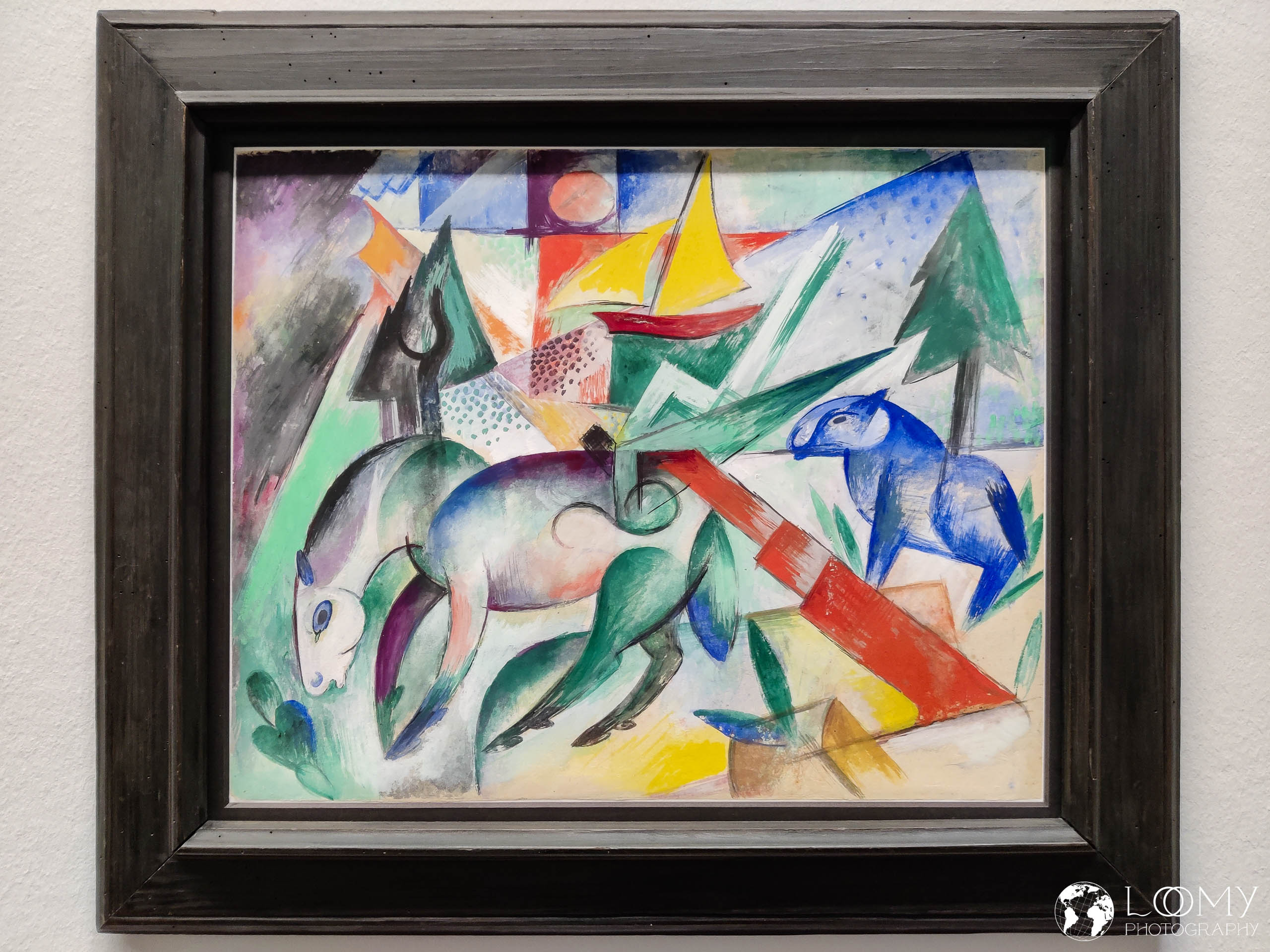 Pferde am See, 1913