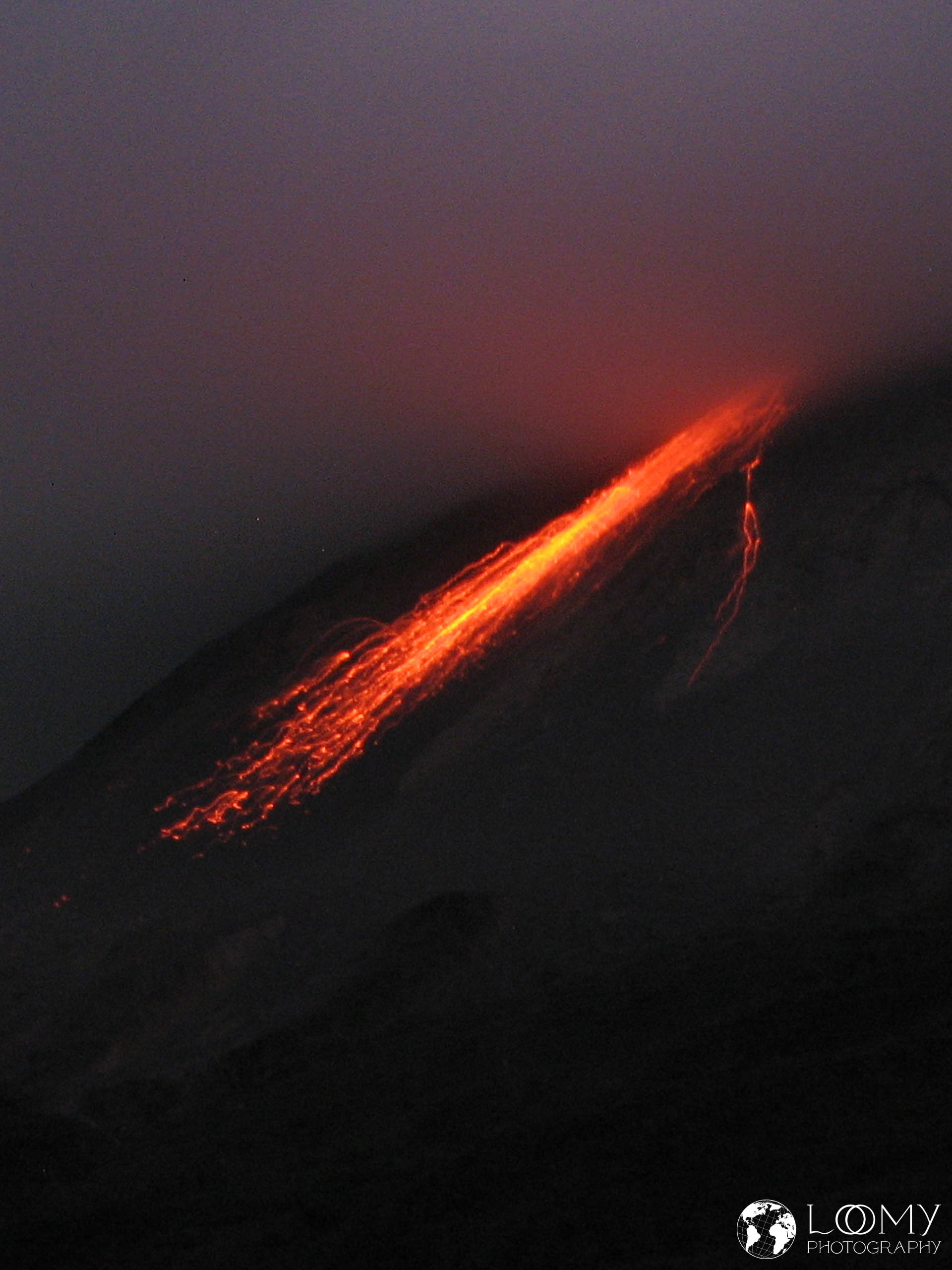 Lavastrom am Hang des Arenal
