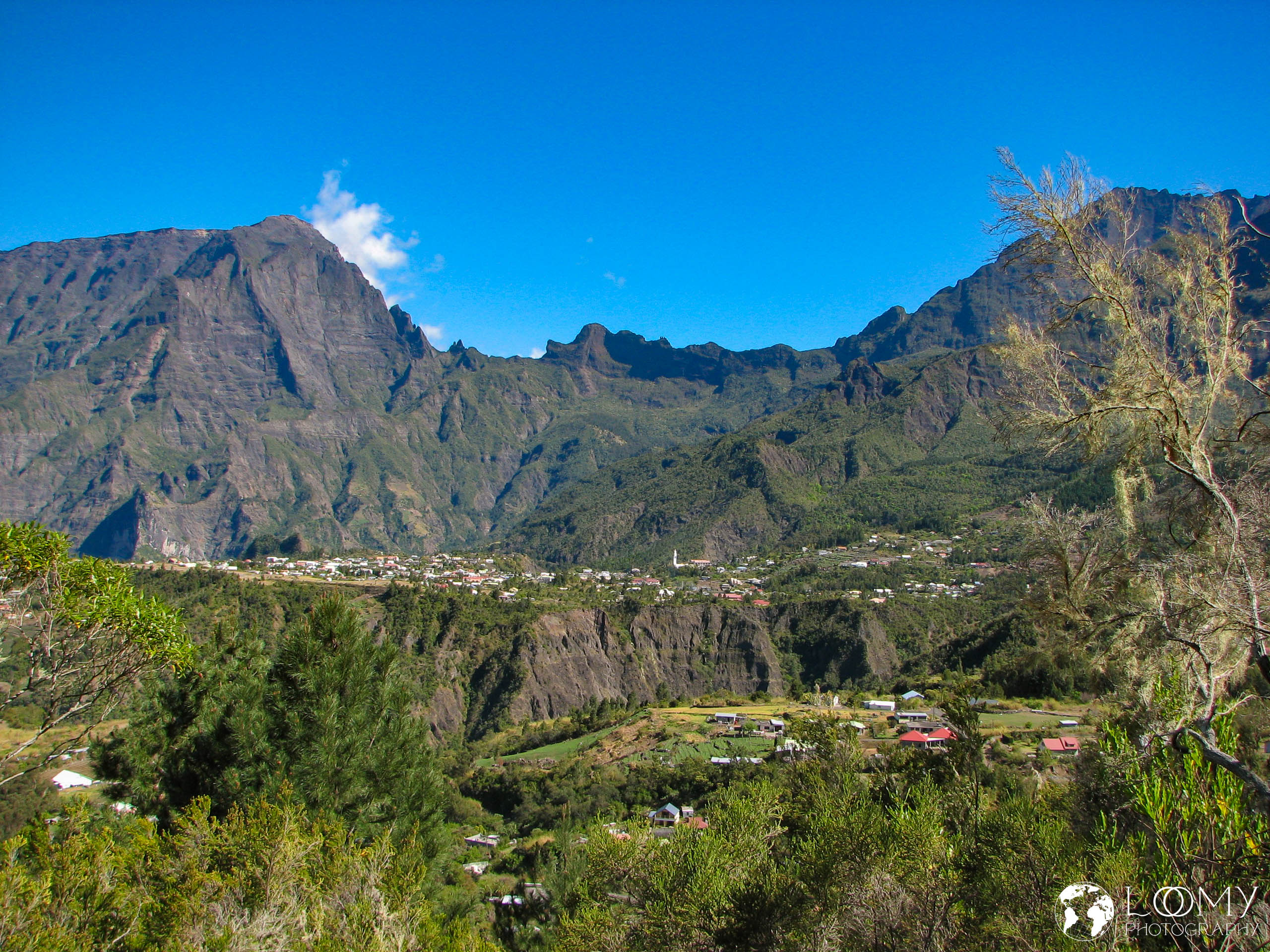 Cilaos mit Piton des Neiges (3070m)