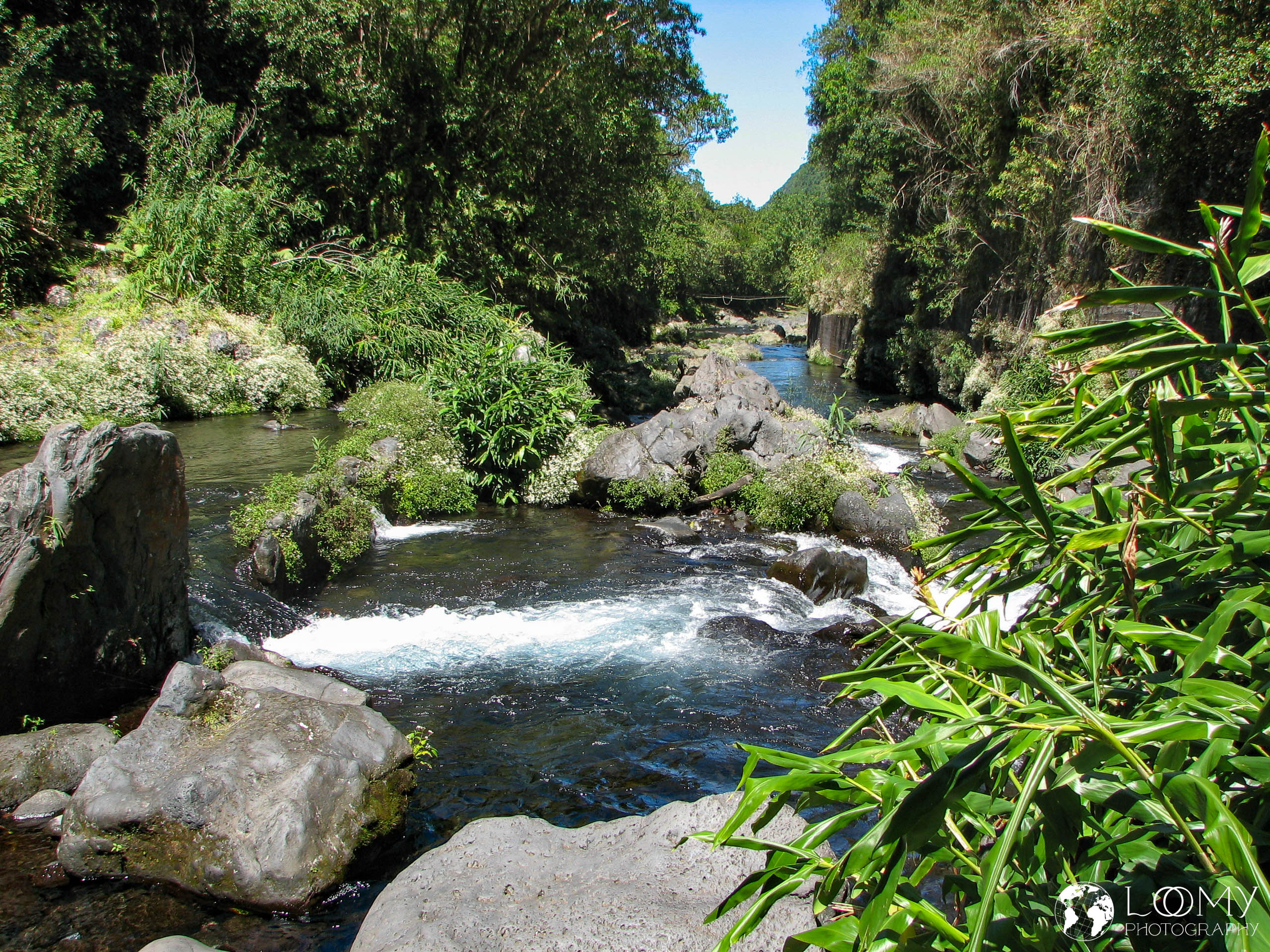 La cascade du trou noir