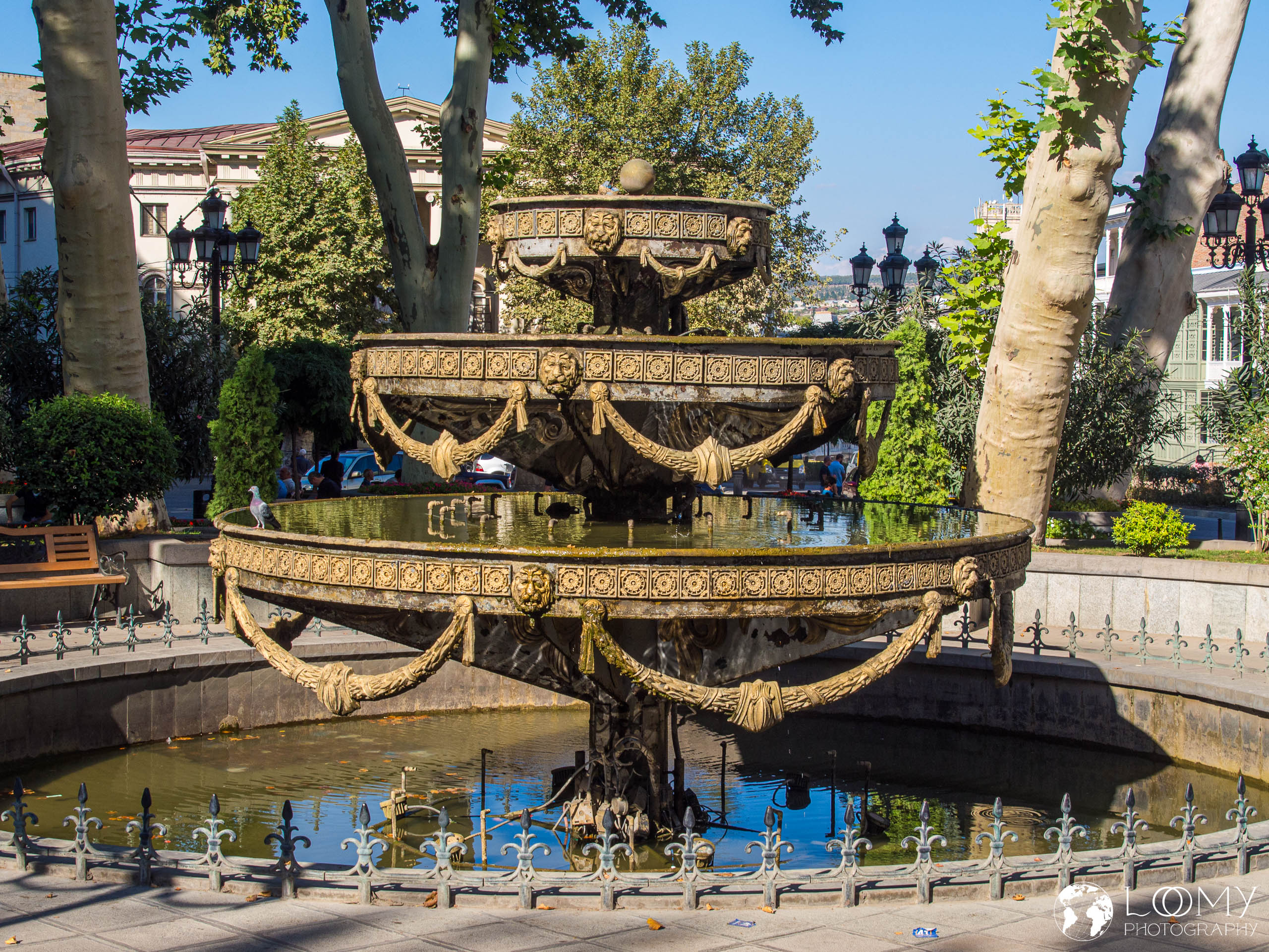 Brunnen im Pushkin Park