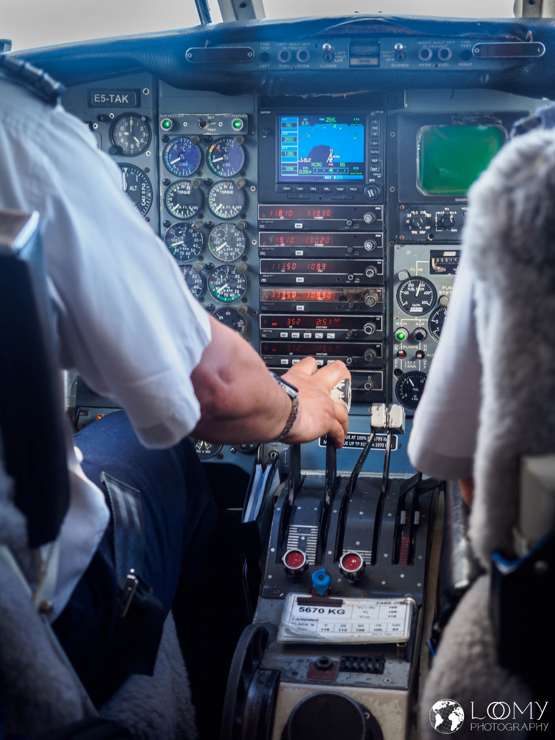 Blick ins Cockpit