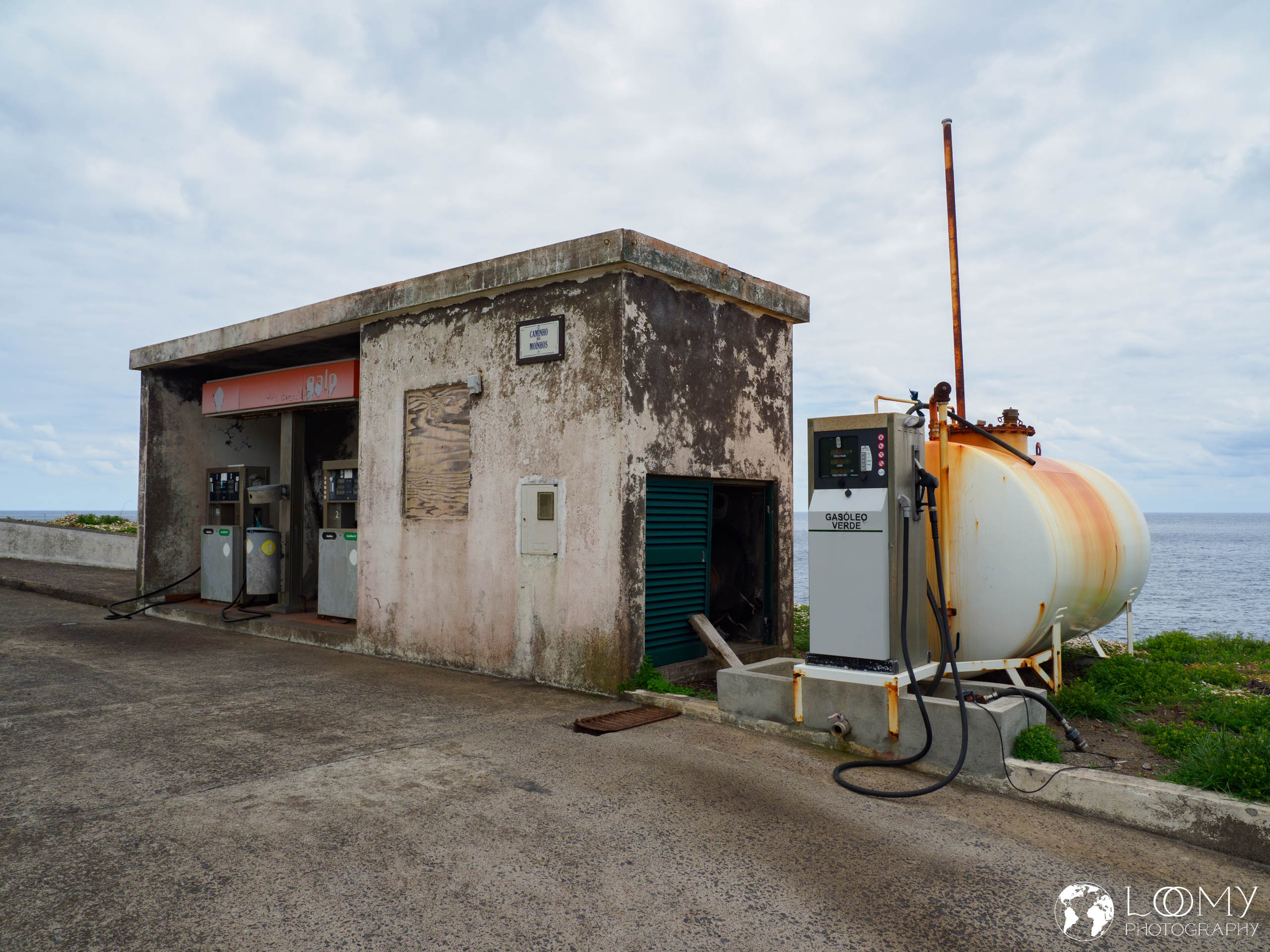 Tankstelle der Insel