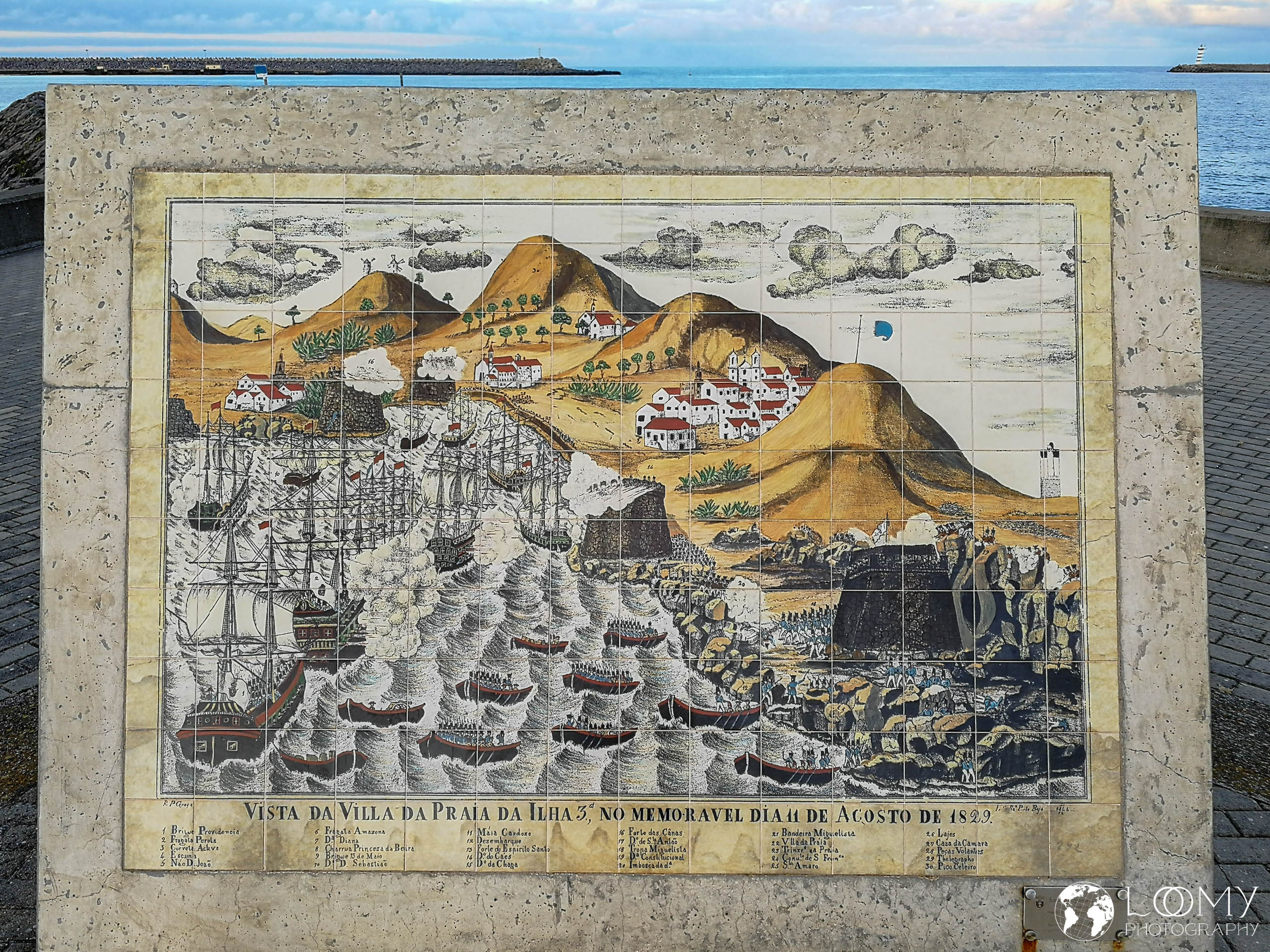 Historische Ansicht von Praia